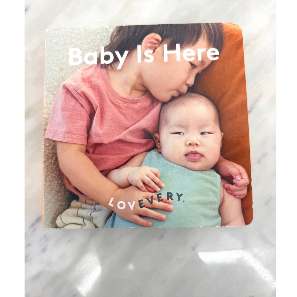 Lovevery Baby Is Here Board Book Marta Drew Sibling Relationship QR Singalong